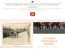 Tablet Screenshot of biblioteca.colognomonzese.mi.it